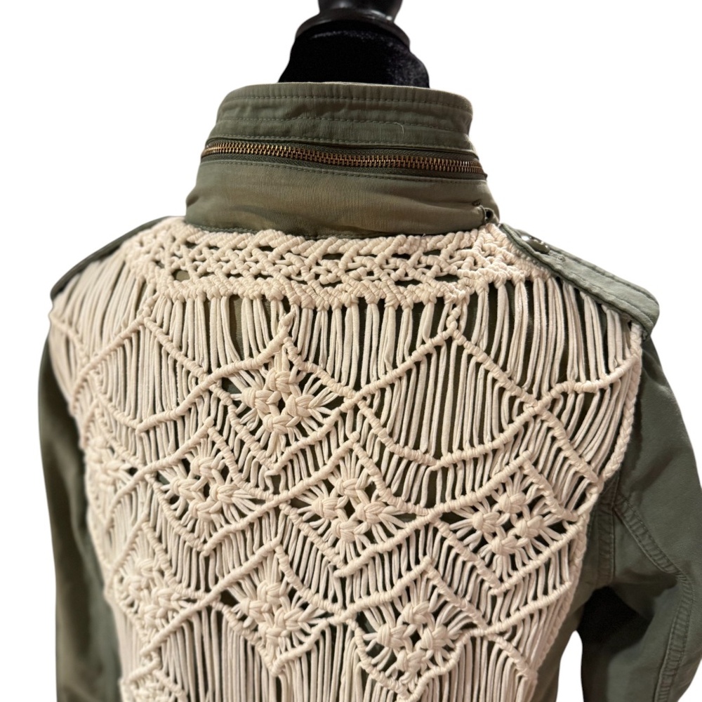 Ralph Lauren Denim & Supply Military Jacket Women's - Fringes/Hood - Size Medium - Picture 6 of 7